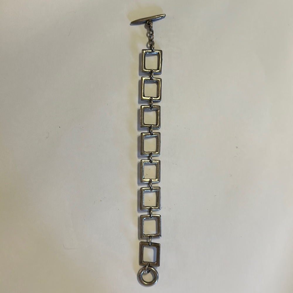Potluck Paris mixed metal sterling silver bracelet
